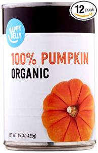 1 Lb Pumpkin (Without Salt, Canned)