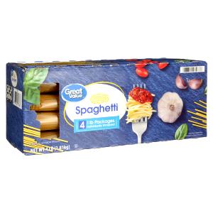 1 Lb Spaghetti (with Added Salt, Enriched, Cooked)