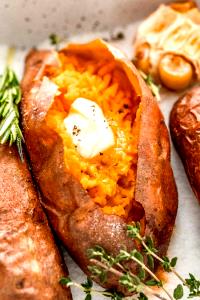 1 Lb Sweet Potato (with Salt, Baked In Skin, Cooked)