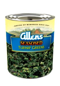 1 Lb Turnip Greens (Solids and Liquids, Canned)