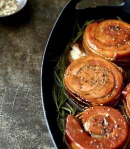 1 Lb Veal Breast (Plate Half, Cooked, Braised)