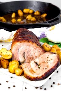 1 Lb Veal Breast (Whole, Lean Only, Cooked, Braised)