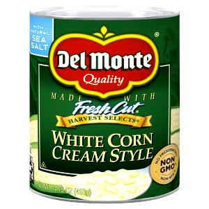 1 Lb White Sweet Corn (Cream Style, Canned)