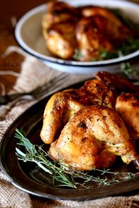 1 Leg (drumstick And Thigh) (yield After Cooking, Bone And Skin Removed) Roasted Cornish Game Hen (Skin Not Eaten)