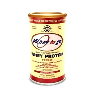 1 level scoop (25 g) Whey to Go Protein Powder - Natural Vanilla Flavor