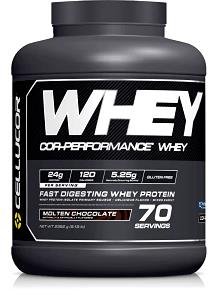1 level scoop (34 g) Cor-Performance Whey Chocolate Raspberry Truffle