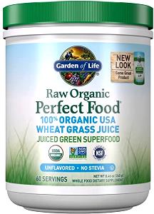 1 level scoop (4 g) 100% Organic Young Wheat Grass Juice Powder