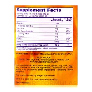 1 level scoop (40 g) Waxy Maize