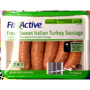 1 link (112 g) Fresh Sweet Italian Turkey Sausage