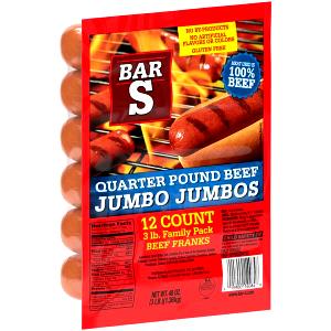 1 link (113 g) Quarter Pound Beef Jumbo Jumbos