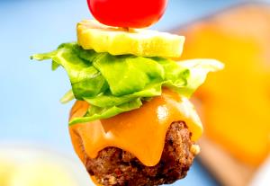 1 link (119 g) Cheeseburger Bite (No Bun)