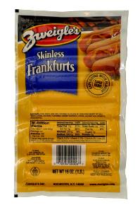 1 link (1.6 oz) Skinless Frankfurts
