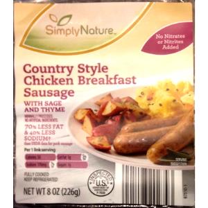 1 link (32 g) Country Style Chicken Sausage Links