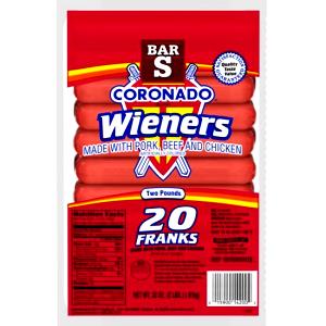 1 link (45 g) Coronado Wieners made with Pork, Beef and Chicken