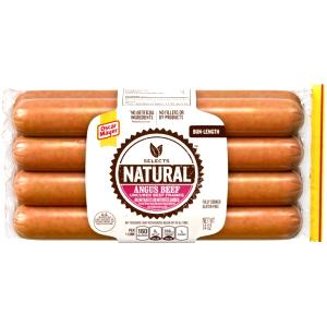1 link (50 g) Selects Natural Angus Beef Uncured Beef Franks