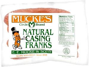1 link (55 g) Natural Casing Franks