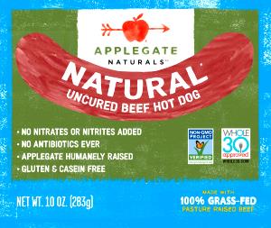 1 link (56 g) All Natural Uncured Beef Hot Dogs