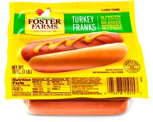1 link (56 g) Turkey Frankfurters