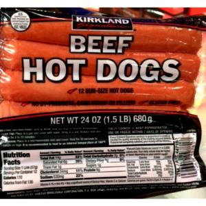1 link (57 g) Beef Hot Dogs