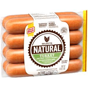 1 link (57 g) Selects Natural Uncured Turkey Franks