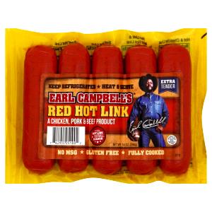 1 link (66 g) Bold Beef Hot Links Smoked Sausage with Jalapeno and Red Peppers