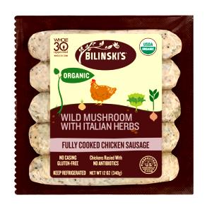 1 link (67 g) Porcini Mushroom Chicken Sausage