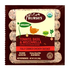 1 link (68 g) Tomato Basil Mozzarella Chicken Sausage