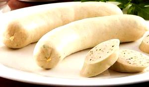 1 link (68 g) Weisswurst with Parsley