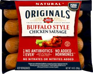 1 link (70 g) Buffalo Style Chicken Sausage