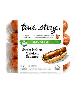 1 link (71 g) Organic Sweet Italian Chicken Sausage