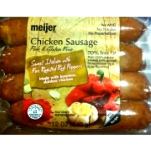 1 link (85 g) Chicken Sausage - Sweet Italian with Fire Roasted Red Peppers