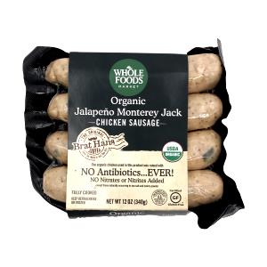 1 link (85 g) Jalapeño Monterey Jack Chicken Sausage