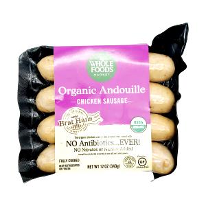 1 link (85 g) Organic Andouille Chicken Sausage