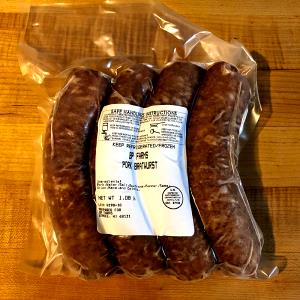 1 link (85 g) Organic Pork Bratwurst Sausage