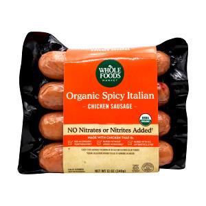 1 link (85 g) Organic Spicy Italian Chicken Sausage
