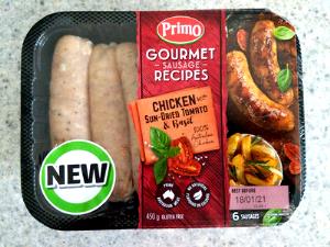 1 link (90 g) Gourmet Sundried Tomato with Provolone Cheese Chicken Sausage