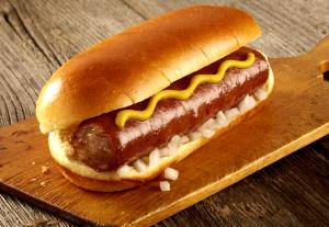 1 link (91 g) Stadium Choice Bratwurst