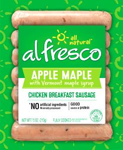 1 Link Chicken Sausage, Breakfast, Apple Maple