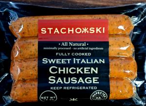 1 Link Chicken Sausage, Fully Cooked, Sweet Italian