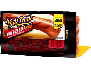 1 Link Frankfur, Beef, Bun Length (Hot Dog, Wiener)