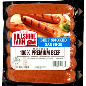 1 Link, NFS Smoked Beef Sausage