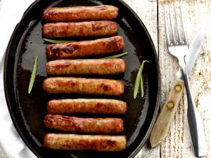 1 Link Pork Sausage (Cooked)