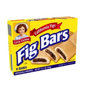 1 Little Debbie Cookie Fat Free Fruit Filled Cookie Bar
