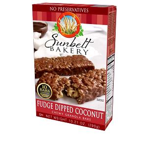1 Little Debbie Macaroo Bar Chocolate Coated Granola Bar with Coconut
