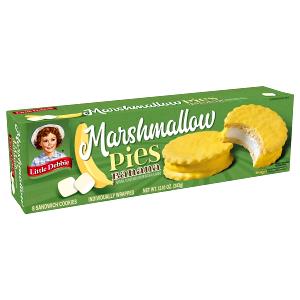 1 Little Debbie Non-Chocolate Coating Marshmallow Pies