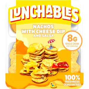 1 Lunch Cracker Stackers, Nachos, Cheese Dip & Salsa (4.4Oz)