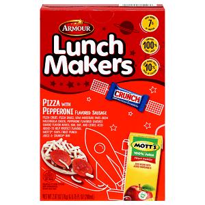 1 Lunch Pizza Lunch, Pepperoni Sausage