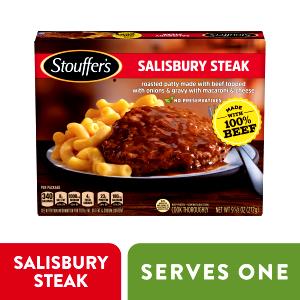 1 Meal (12.5 Oz) Salisbury Steak, Potatoes, Vegetable and Dessert (Diet Frozen Meal)