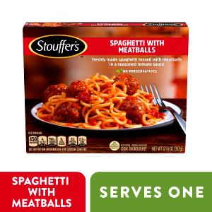 1 Meal (12.5 Oz) Spaghetti and Meatballs Dinner (Frozen Meal)