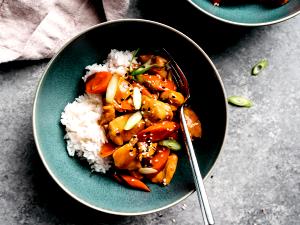 1 meal (206 g) Asian Style Rice Bowl